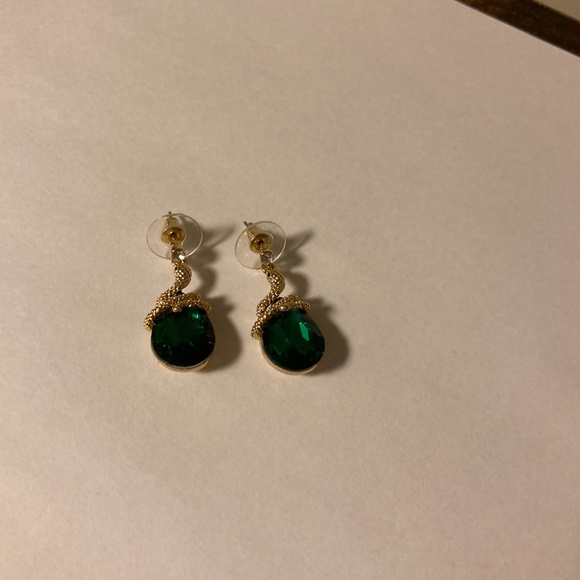 3/$10 SALE Green Snake Earrings - Picture 5 of 5